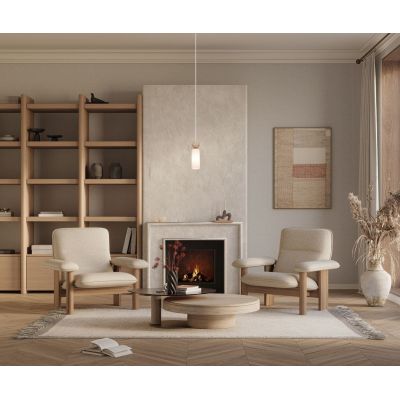 Italux Santos lampa wisząca 1x40 W złota PND-95331-1-BRSS