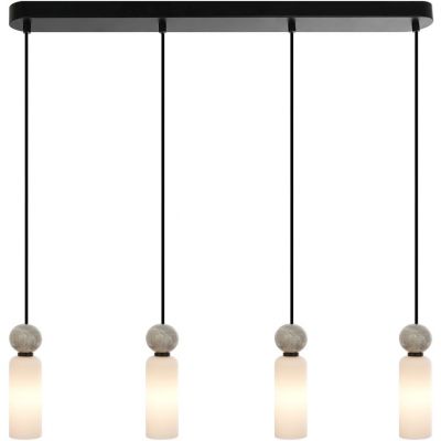 Italux Santos lampa wisząca 4x40 W czarna PND-95331-4-BK