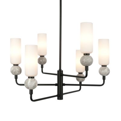 Italux Santos lampa podsufitowa 6x40 W czarna PND-95331-6-BK