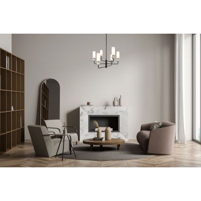 Italux Santos lampa podsufitowa 6x40 W czarna PND-95331-6-BK