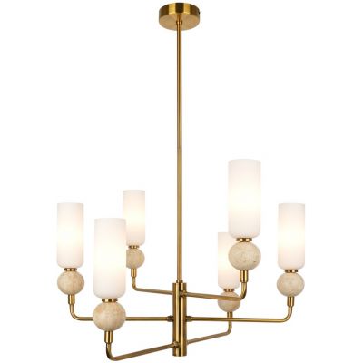 Italux Santos lampa podsufitowa 6x40 W złota PND-95331-6-BRSS