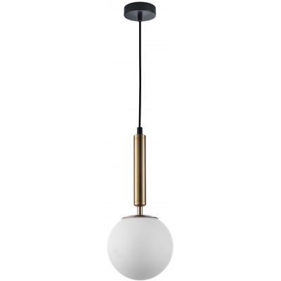 Italux Ravena lampa wisząca 1x10 W mosiądz PND-2324-1 GD+OPA