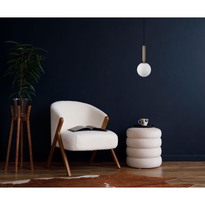 Italux Ravena lampa wisząca 1x10 W mosiądz PND-2324-1 GD+OPA