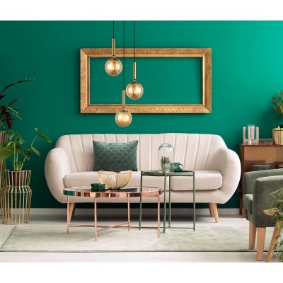 Italux Ravena lampa wisząca 3x5 W bursztynowa PND-2324-3A BRO+AMB