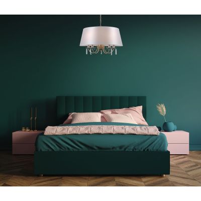 Italux Solana lampa wisząca 5x40 W brązowa PND-28366-5A