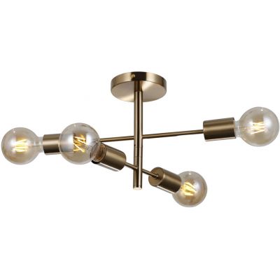Italux Piansi lampa wisząca 4x40 W mosiądz miodowy PND-4025-4-HBR