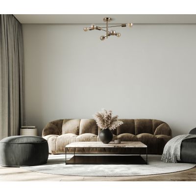 Italux Piansi lampa wisząca 6x40 W mosiądz miodowy PND-4025-6-HBR