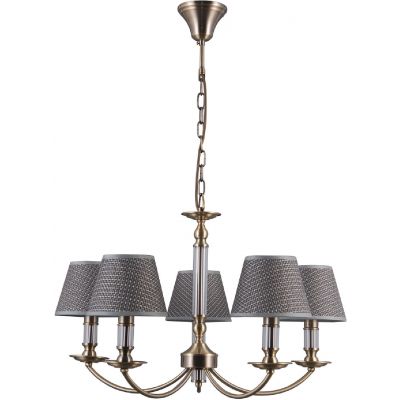 Italux Zanobi lampa wisząca 5x40 W brąz antyczny PND-43272-5