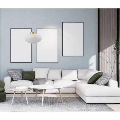 Italux Groste lampa wisząca 1x40 W biała-złota PND-52376-1-GD