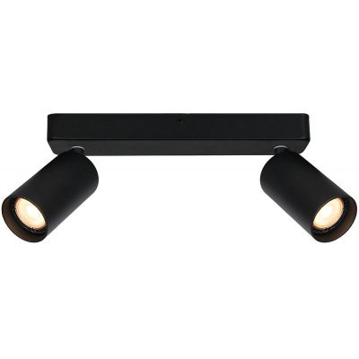 Italux Nesto lampa podsufitowa 2x10 W czarna SPL-23436-2-BK