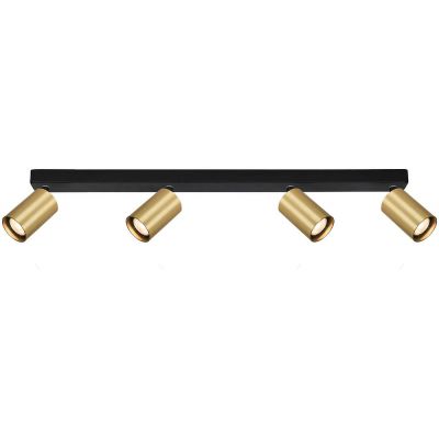 Italux Nesto lampa podsufitowa 4x10 W złota SPL-23436-4-BK-GD