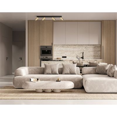 Italux Nesto lampa podsufitowa 4x10 W złota SPL-23436-4-BK-GD