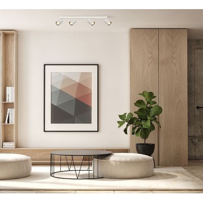 Italux Nesto lampa podsufitowa 4x10 W biała SPL-23436-4-WH