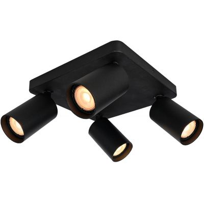 Italux Nesto lampa podsufitowa 4x10 W czarna SPL-23436-4S-BK