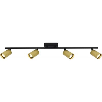 Italux Tris lampa podsufitowa 4x10 W mosiądz SPL-46829-4-BK-GD