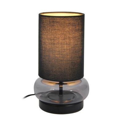 Italux Dorme lampa stołowa 1x40 W grafitowa TB-43648-BL-SG