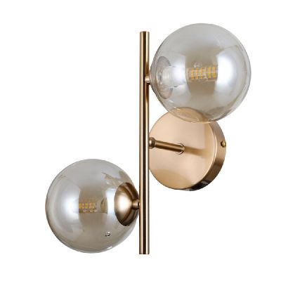 Italux Erimida kinkiet 2x5 W mosiądz WL-2244-2-HBR