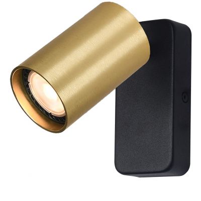 Italux Nesto kinkiet 1x10 W złoty WL-23436-1-BK-GD