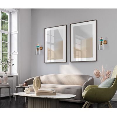 Italux Busco kinkiet 1x40 W złoty WL-30263-1B-BRO-SG