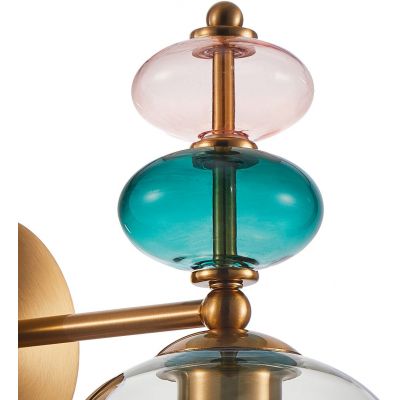 Italux Busco kinkiet 1x40 W złoty WL-30263-1B-BRO-SG