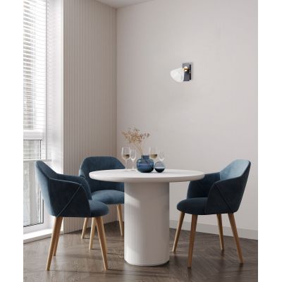 Italux Orella kinkiet 1x4 W czarny WL-34393-1-BK-HBR