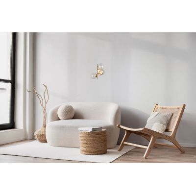 Italux Toledo kinkiet 2x5 W złoty WL-40717-2-HBR