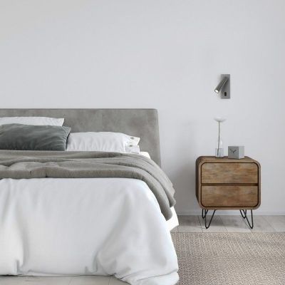 Italux Nova kinkiet 1x2,5 W szary WL-46376-1-GR