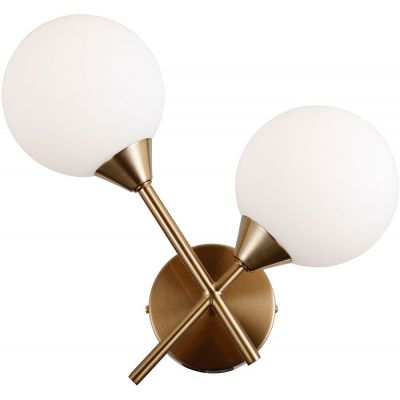 Italux Evora kinkiet 2x5 W mosiądz WL-55342-2-HB