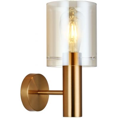 Italux Sardo kinkiet 1x40 W mosiądz-bursztynowy WL-5581-1A-BRO+AMB