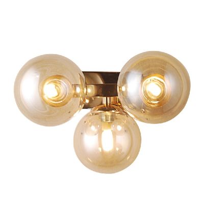 Italux Marbelio kinkiet 3x28 W złoty WL-6161-3 GO+CO