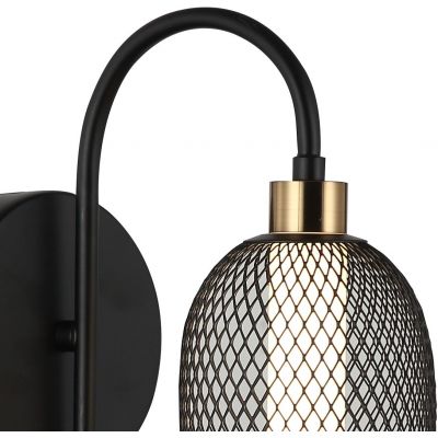 Italux Marco kinkiet 1x6 W czarny WL-84283-1-BK