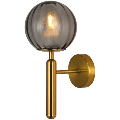 Italux Ravena kinkiet 1x5 W przydymiony WL-2324-1 BRO+SG