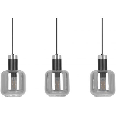 Kaja Denis lampa wisząca 3x15 W czarna-grafitowa K-5263