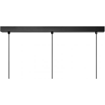 Kaja Denis lampa wisząca 3x15 W czarna-grafitowa K-5263