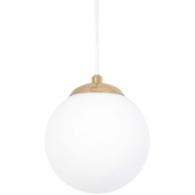 Kaja Lumia lampa wisząca 1x10 W biała-złota K-5400