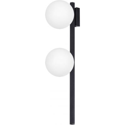 Kaja Korfu kinkiet 2x10 W biały-czarny K-5463