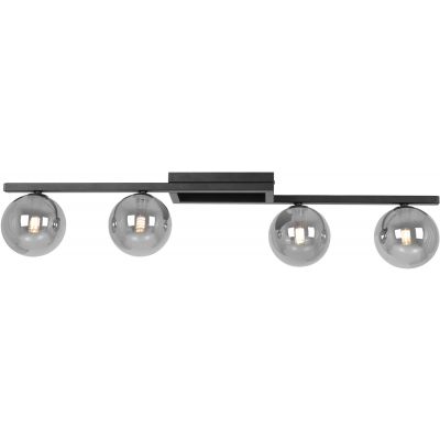 Kaja Paxi lampa podsufitowa 4x10 W czarna-grafitowa K-5465