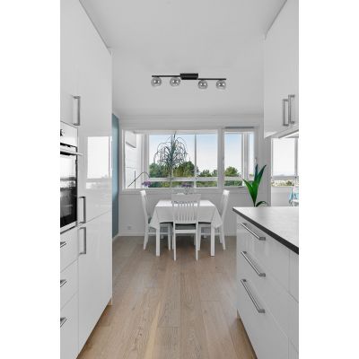 Kaja Paxi lampa podsufitowa 4x10 W czarna-grafitowa K-5465