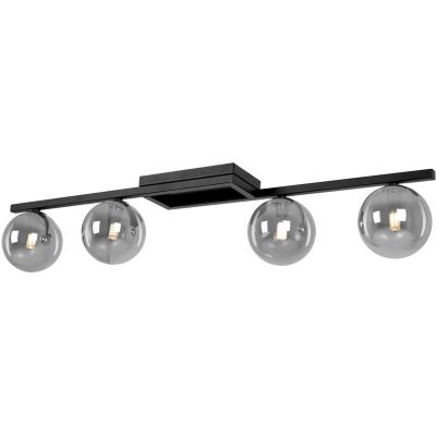 Kaja Paxi lampa podsufitowa 4x10 W czarna-grafitowa K-5465