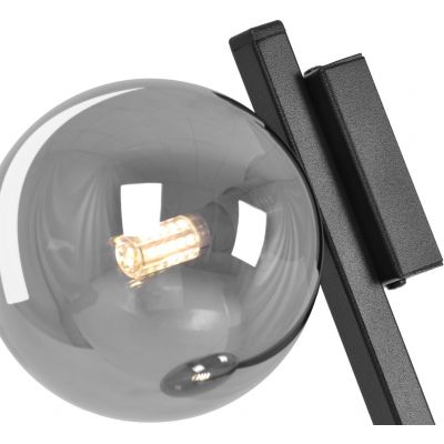 Kaja Paxi kinkiet 2x10 W czarny-grafitowy K-5468