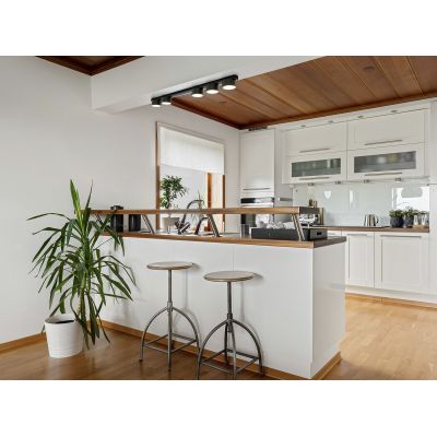 Kaja Cruz lampa podsufitowa 5x10 W czarna K-5533