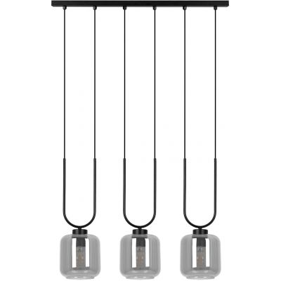 Kaja Bono lampa wisząca 3x15 W czarna-grafitowa K-5586