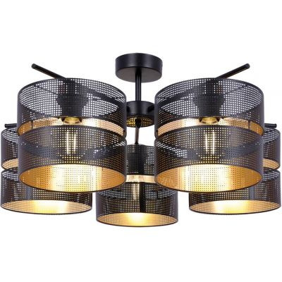 Kaja Malavi lampa podsufitowa 5x15 W czarna-złota K-5503