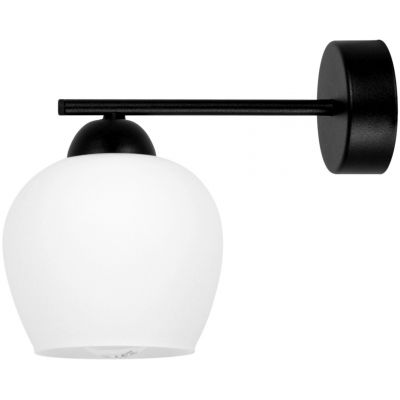 Kaja Abro kinkiet 1x15 W biały-czarny K-5603