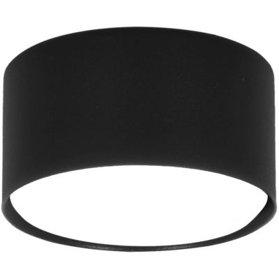 Kaja Horn lampa podsufitowa 1x10 W czarna K-5470