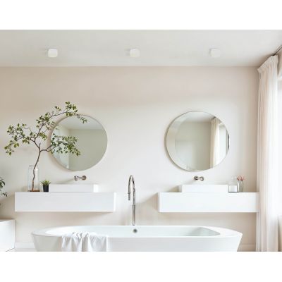 Kaja Horn lampa podsufitowa 1x10 W biała K-5471