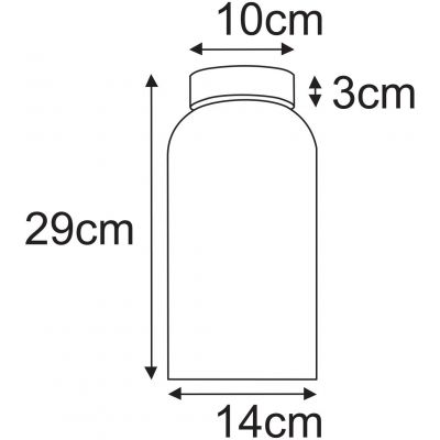 Kaja Capri lampa podsufitowa 1x15 W czarna-bursztynowa K-5623
