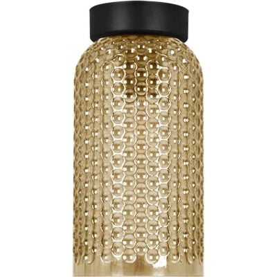 Kaja Capri lampa podsufitowa 1x15 W czarna-bursztynowa K-5623