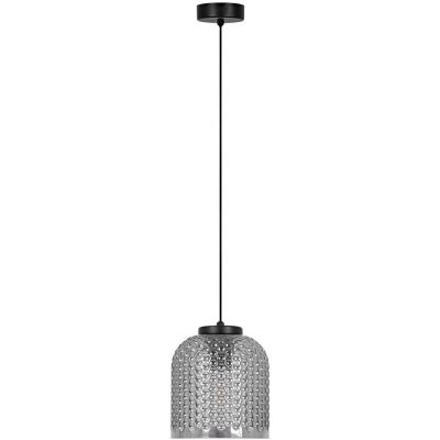 Kaja Inga lampa wisząca 1x15 W czarna-grafitowa K-5630
