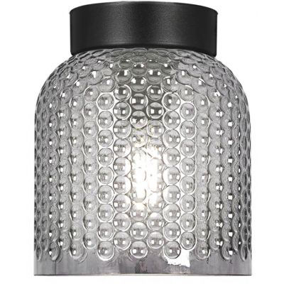 Kaja Inga lampa podsufitowa 1x15 W czarna-grafitowa K-5632